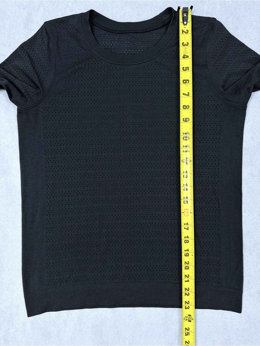 Lululemon Black Perforated Long Sleeve Top - Picture 6 of 8